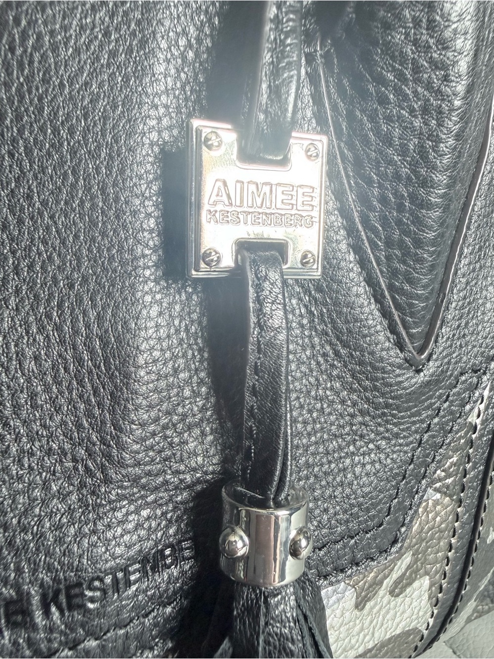 Aimee Kestenberg SOHO Satchel in Metallic Camo - Picture 6 of 12